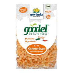 Bio Goodel Kichererbse Fusilli 250g - 5er Vorteilspack von Govinda