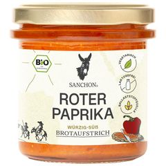 Bio Brotaufstrich roter Paprika 150g - 6er Vorteilspack von Sanchon