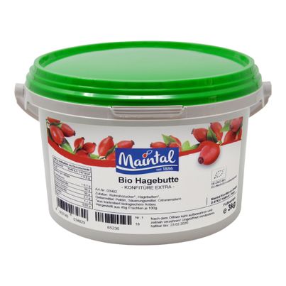Bio Hagebutten Konfitüre extra 3000g von Maintal