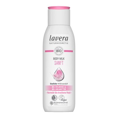 Bio Body Milk Wildrose 200ml von Lavera Naturkosmetik