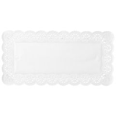 Tortenspitzen weiß eck.18x30cm 6ct - 10er Vorteilspack von Pbs Austria