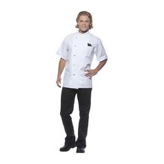 Kochjacke Gustav weiß 58 von Karlowsky Passion
