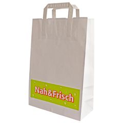 N&F Papiertragtasche25x11x36cm 1ct - 300er Vorteilspack von Papier Mettler