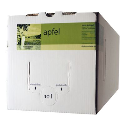 Bio Apfelsaft Naturtrüb BiB 10000ml von Mohr-Sederl Fruchtwelt