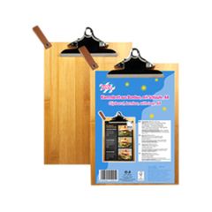 Klemmbrett Bambus 23x33x08cm 1Stück von Decor Service