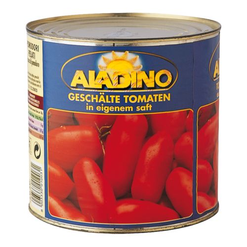 Peeled tomatoes 800g from Aladino