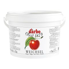 Darbo sour cherry fruit spread 2 kg bucket