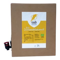 Bio Sonnenblumenöl Bag in Box 3000ml von Ölmühle Raab
