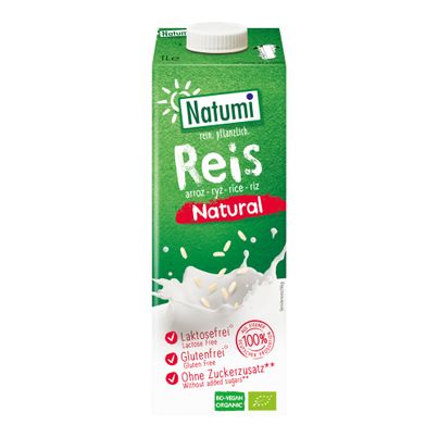 Bio Reisdrink Natural 1000ml - 8er Vorteilspack von Natumi