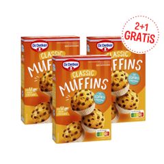 Dr. Oetker Classic Muffins 2+1 Gratis