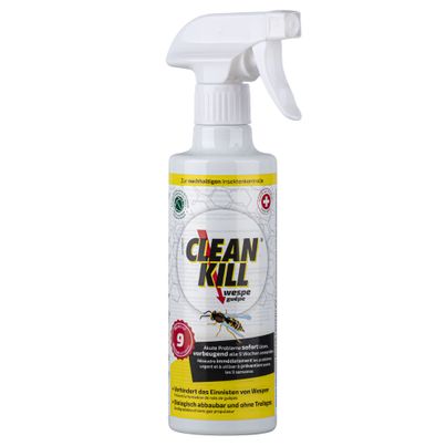 Insektenspray Wespe 375ml - speziell für Wespen entwickelt von CLEAN KILL