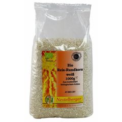 Bio Reis Rundkorn weiß 1000g von Nestelberger