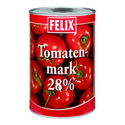 Tomatenmark 28 Prozent 4500g von Felix
