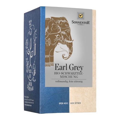 Bio Earl Grey Schwarz Tee 18 Beutel