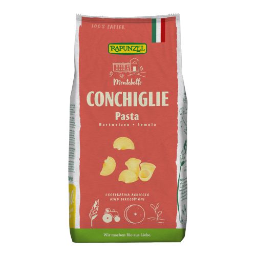 Bio Conchiglie Semola 500g - 12er Vorteilspack von Rapunzel Naturkost