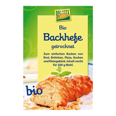 Bio Backhefe getrocknet 9g - 15er Vorteilspack von Biovita