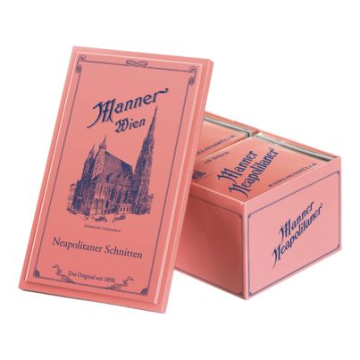 Manner Neapolitaner 1898 Nostalgiedose Design der Klassiker mit Inhalt