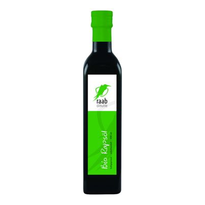 Bio Rapsöl kaltgepresst 500ml - 6er Vorteilspack von Ölmühle Raab