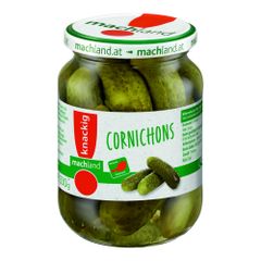 Cornichons knackig 370ml - 6er Vorteilspack von Machland