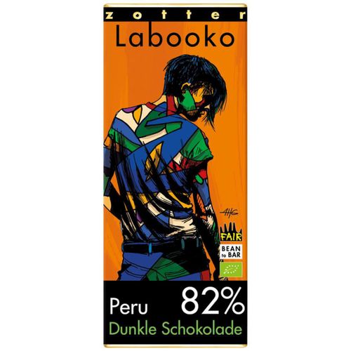 Bio Schokolade Peru 80% 70g - 10er Vorteilspack von Zotter