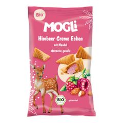 Bio Himbeer Creme Ecken Mandel 30g - 10er Vorteilspack von Mogli