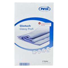 Microfaser Glastuch Poly Profi 2 Stück von REZI