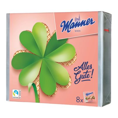 Manner Original Neapolitaner Schnitten 8er Geschenkpackung Alles Gute 600g