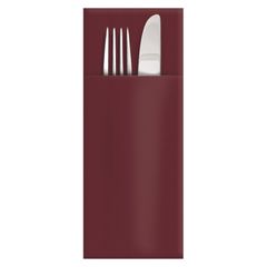 Bestecktasche bordeaux 32x40cm 50 Stk. von Wimex
