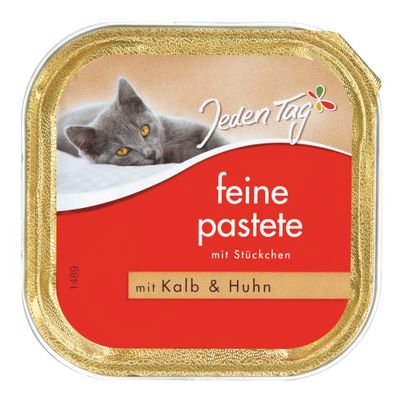 Katze Kalb & Geflügel Junior 100g von Jeden Tag