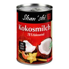 Kokosmilch 400ml - 12er Vorteilspack von Shan Shi