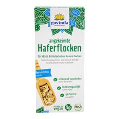 Bio Haferflocken angekeimt 250g - 6er Vorteilspack von Govinda