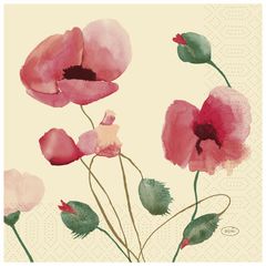 Servietten Poppy Charm 3lg 33 250 Stk. von Duni