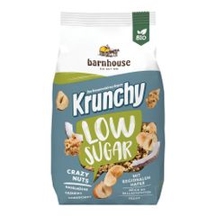 Bio Krunchy Low Sugar Crazy Nuts 375g - 6er Vorteilspack von Barnhouse