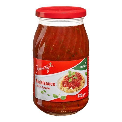 Nudelsauce Basilikum 420g von Jeden Tag