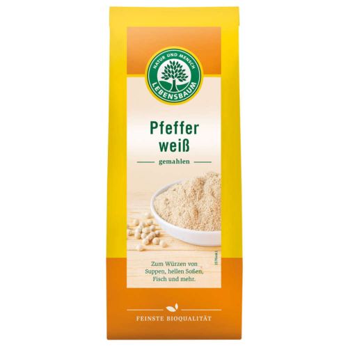 Bio Weißer Pfeffer gemahlen 50g von LEBENSBAUM