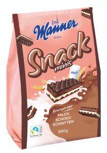 Manner Snack Minis Schoko 300g