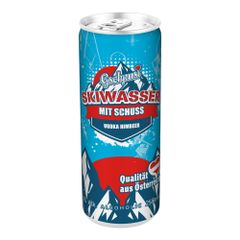 Skiwasser mit Schuss 4 %vol. 250ml - 12er Vorteilspack von Gschpusi