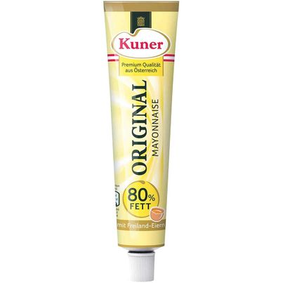Kuner Original Mayonnaise 80% 125ml