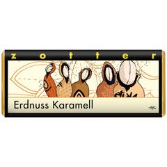 Bio Erdnuss Karamell 70g - 10er Vorteilspack von Zotter