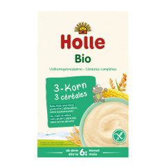 Bio Vollkorngetreidebrei 3-Korn 250g - 6er Vorteilspack von Holle