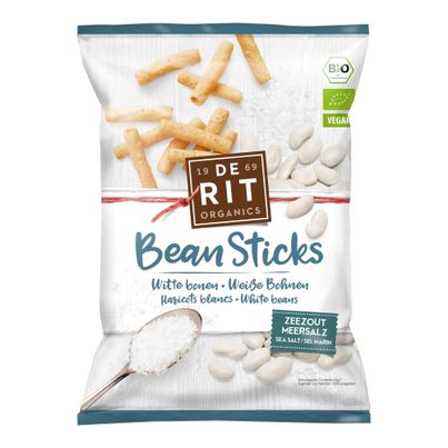 Bio Bean Sticks Meersalz 75g - 10er Vorteilspack von De Rit