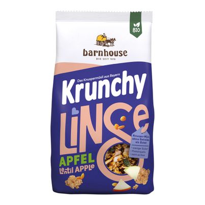 Bio Krunchy Linse Apfel 325g - 6er Vorteilspack von Barnhouse