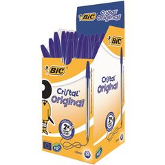 Kugelschreiber Cristal blau 1ct - 50er Vorteilspack von Bic