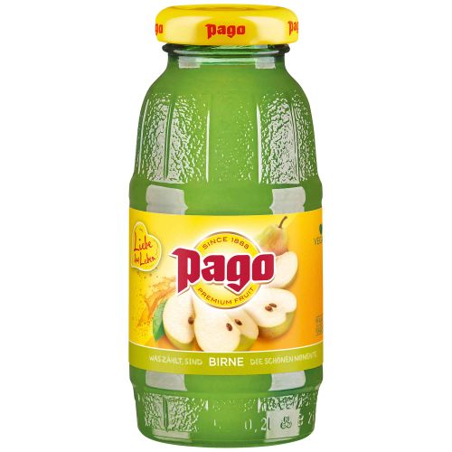 Pago pear nectar 200ml reusable - value pack of 24 from Pago