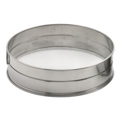 Flour sieve CNS 1.2mm diameter 22cm height 8cm from Weis Karl
