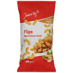 Erdnuß-Flips 200g von Jeden Tag
