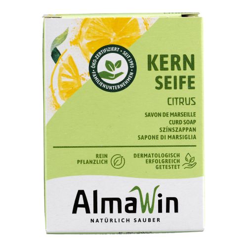 Bio Kernseife pflanzlich 100g - 24er Vorteilspack von Almawin