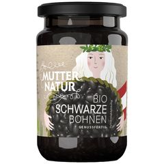 Bio Schwarze Bohnen genussfertig 350g - 12er Vorteilspack von Mutter Natur