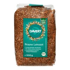 Bio Braune Leinsamen 500g - 6er Vorteilspack von Davert