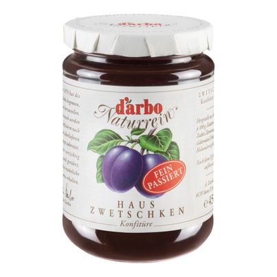 Darbo Naturrein Hauszwetschken Konfitüre passiert 450g
